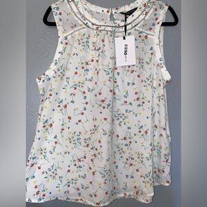 Floral Sleeveless Top
